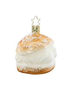 Елочная игрушка Inge's Christmas Coffee Table. Профитроль / 10072S020 Inge's christmas