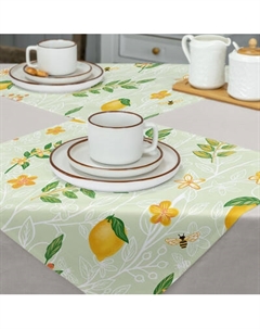 Набор сервировочных салфеток Самойловский текстиль Лимонный сад 765774