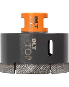 Коронка DLT Алмазная для керамогранита и камня 70мм / 2107 Dlt