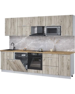 Кухонный гарнитур Интерлиния Мила Лайт 2.8-ПМ2