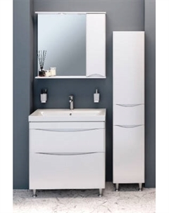 Тумба с умывальником Runo Афина 80 + Moduo 80