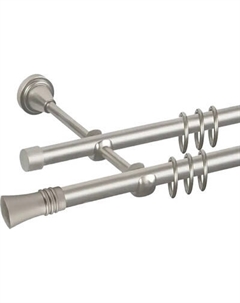 Карниз для штор АС ФОРОС Prime D16Г/16Г + наконечники Арига Ас форос