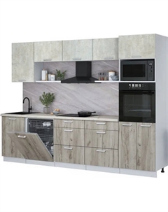 Кухонный гарнитур Интерлиния Мила Лайт 2.9-ПМ1