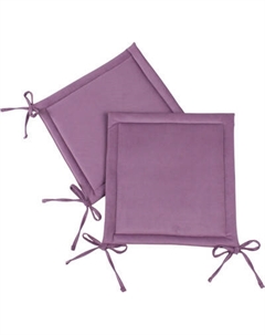 Комплект подушек на стул BIO-LINE Кабрио с завязками 40x40 / PKK2 Bio-line