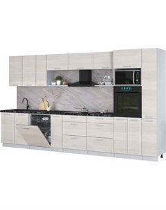 Кухонный гарнитур Интерлиния Мила Лайт 3.8-ПМ1