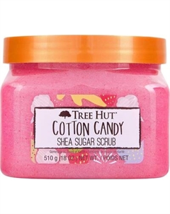 Скраб для тела Tree Hut Cotton Candy Сахарный с шиммером Tree hut