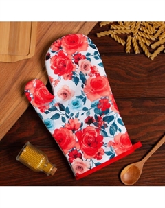 Рукавица-прихватка Доляна Розы / 9241967