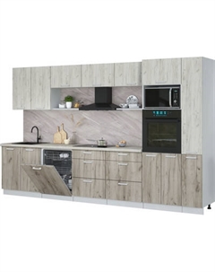 Кухонный гарнитур Интерлиния Мила Лайт 3.5-ПМ1