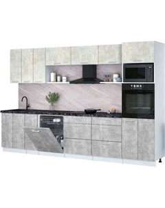 Кухонный гарнитур Интерлиния Мила Лайт 3.3-ПМ1-2