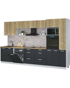 Кухонный гарнитур Интерлиния Мила Лайт 3.5-ПМ1