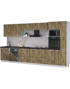 Кухонный гарнитур Интерлиния Мила Лайт 3.9-ПМ1