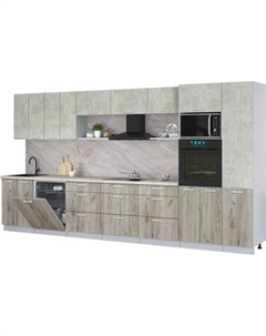 Кухонный гарнитур Интерлиния Мила Лайт 4.0-ПМ1