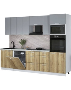 Кухонный гарнитур Интерлиния Мила Лайт 2.8-ПМ1