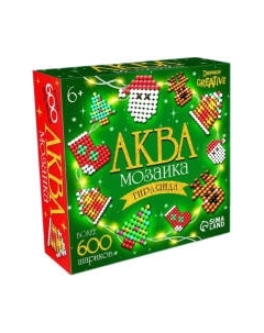 Развивающая игра Эврики Аквамозаика. Новогодняя гирлянда / 10346769