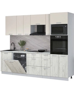 Кухонный гарнитур Интерлиния Мила Лайт 2.6-ПМ1