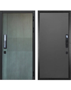 Входная дверь ГРАНИТ Бриони Смарт 77 графит нубук Granit