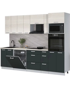 Кухонный гарнитур Интерлиния Мила Лайт 2.7-ПМ1