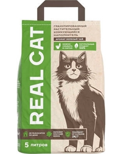 Наполнитель для туалета Real Cat Tofu Green Tea Real cat