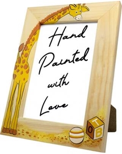 Рамка Брестская Фабрика Сувениров С жирафом ручной росписи / fr017 Брестская фабрика сувениров