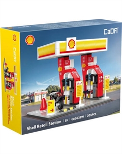 Конструктор CaDa Заправка Shell Retail Station / C66028W Cada