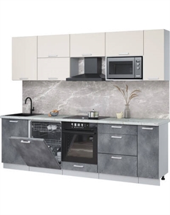 Кухонный гарнитур Интерлиния Мила Лайт 2.6-ПМ2