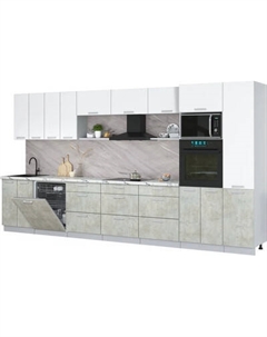 Кухонный гарнитур Интерлиния Мила Лайт 4.0-ПМ1