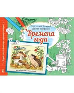 Раскраска-антистресс АСТ Времена года Аст