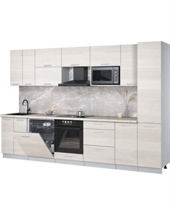 Кухонный гарнитур Интерлиния Мила Лайт 3.2-ПМ2