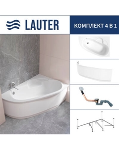 Ванна акриловая Lauter Valencia 150x100 / 2102150R