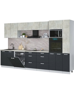 Кухонный гарнитур Интерлиния Мила Лайт 3.5-ПМ1