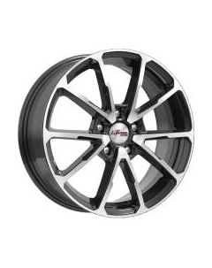 Литой диск iFree Skibidi 17x6.5" 5x114.3мм DIA 67.1мм ET 45мм Блэк джек Ifree