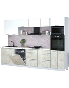 Кухонный гарнитур Интерлиния Мила Лайт 3.2-ПМ1