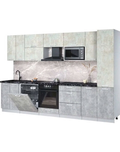 Кухонный гарнитур Интерлиния Мила Лайт 3.2-ПМ2