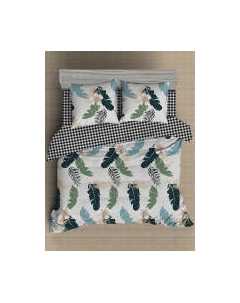 Комплект постельного белья Amore Mio Мако-сатин Tropic Микрофибра 1.5сп / 93087 Amore mio