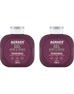 Набор гелей для душа Agrado Traditional Bath & Shower Gel