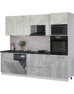 Кухонный гарнитур Интерлиния Мила Лайт 2.6-ПМ1