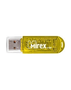 USB flash накопитель Mirex Elf Yellow 4GB (13600-FMUYEL04)
