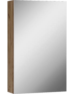 Шкаф с зеркалом для ванной Домино Craft 45