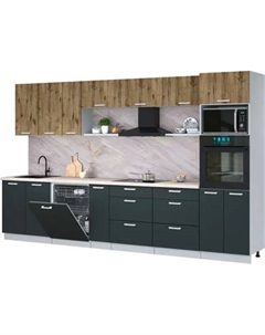 Кухонный гарнитур Интерлиния Мила Лайт 3.5-ПМ1-2