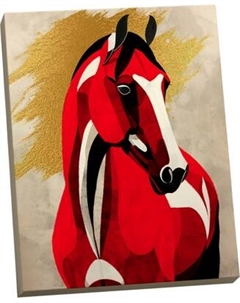 Картина по номерам Флюид Красный Конь / HR0751