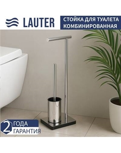 Стойка для туалетной бумаги с ершиком Lauter 21SH591CH