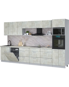 Кухонный гарнитур Интерлиния Мила Лайт 3.6-ПМ1-2