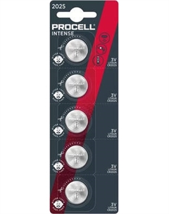 Комплект батареек Procell CR2025 Intense Lithium 3V