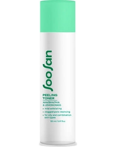Тонер для лица Soosan Peeling with AHA/BHA/PHA & Lemongrass