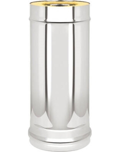 Труба дымохода Везувий AISI 304 0.8/430 0.5 д.115х200 L-0.5м