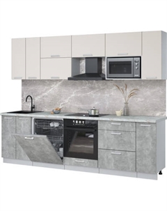 Кухонный гарнитур Интерлиния Мила Лайт 2.7-ПМ2