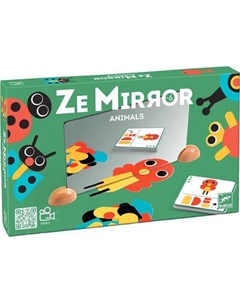 Развивающая игра Djeco Educational Wooden Games Животные в отражении / DJ06483