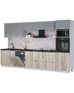 Кухонный гарнитур Интерлиния Мила Лайт 3.5-ПМ1-2