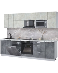 Кухонный гарнитур Интерлиния Мила Лайт 2.8-ПМ2