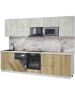 Кухонный гарнитур Интерлиния Мила Лайт 2.9-ПМ2